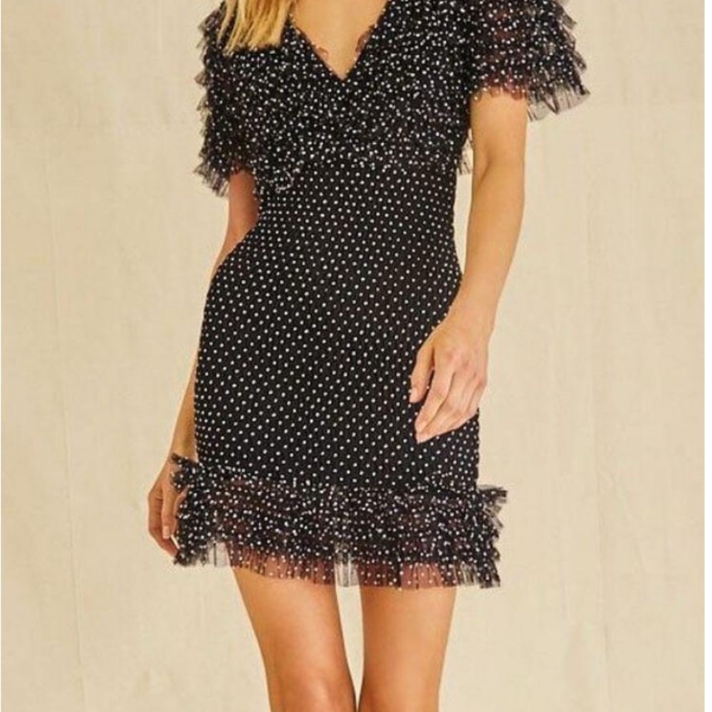 Forever 21 Black and White Polka Dot Mini Dress